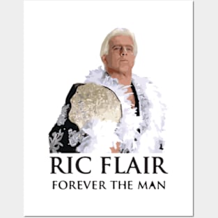 Ric Flair Tribute - dusty rhodes wrestling wwe macho man stone cold steve austin nwo bret hart razor ramon andre the giant four horsemen Posters and Art